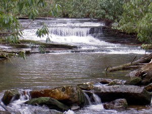 While hiking back to the car we caught a few cascades on Brumley we had passed on the way in