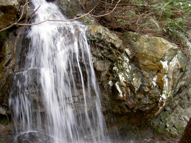 Top part of that cascade on an unnamed feeder stream