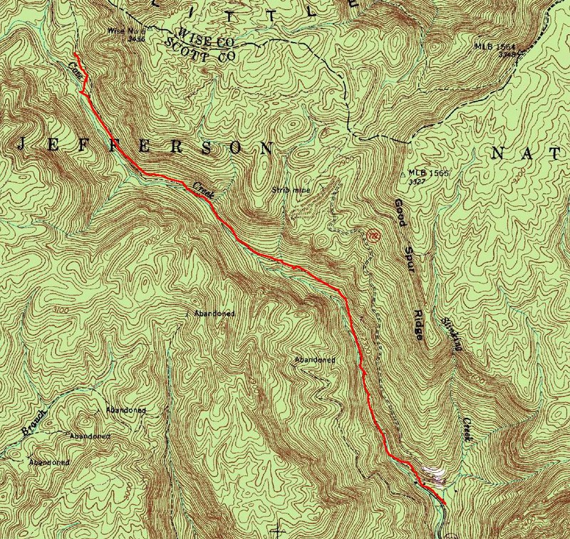 Topo and GPS track