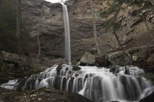 Pretty cascades just below the main drop