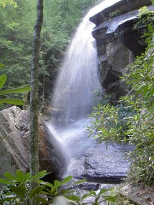 That drop falls onto a huge boulder sitting on that ledge