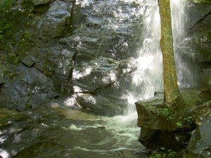 Upper part of the falls