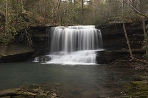 Lower falls, just a few hundred yards downstream