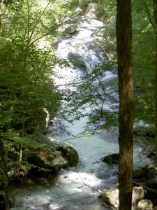 Lots of water today and bright sun