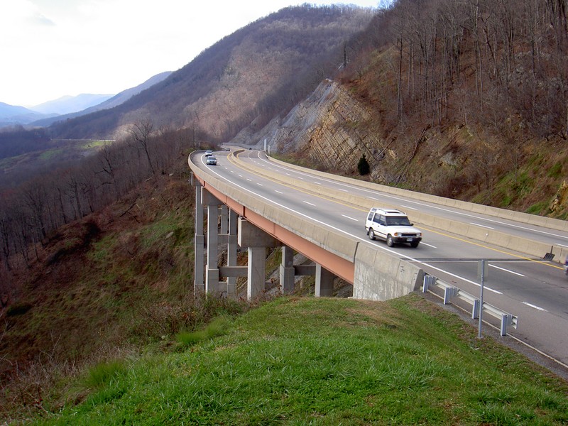 From the Powell Valley overlook, just down from Norton