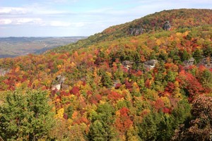 Some fall color shots from Flag Rock above Norton