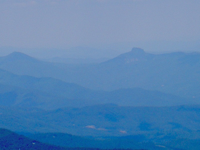 Grandfather Mountain in the distance