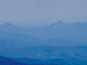 Grandfather Mountain in the distance