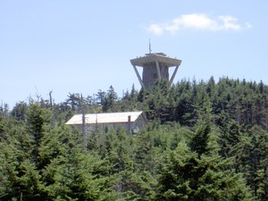 Tower from the parking area