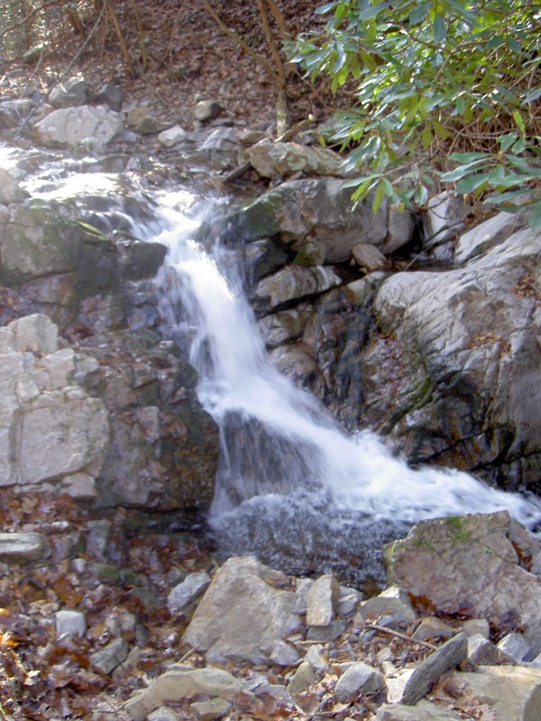 On the way up in the summer this is where club members encountered a rattlesnake.