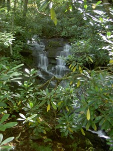 More small side cascades on the trail