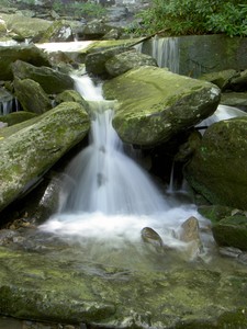 Tons of opportunities to photograph small falls and cascades