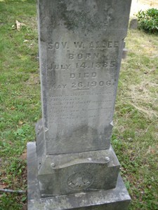 Cemetery beside church