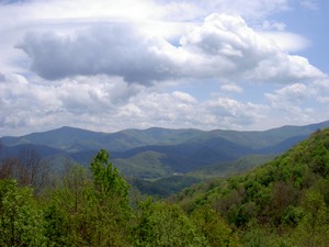 View from the overlook at the 