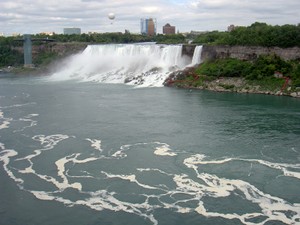 American and Bridal Veil from this side