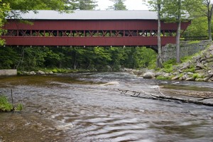 The next morning we headed west. In the White Mountains area, this was just north of Conway NH.