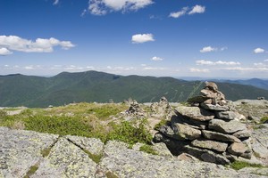 Lots of hikers were resting and eating in the visitor center at the top.