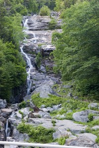 Just inside Crawford Notch State Park, this is Silver Cascade.