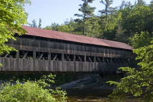 Another covered bridge, further along the Kanc