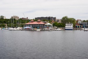 Heading back west we hit Lake Champlain a bit further north and took the 10mi Burlington to Port Kent ferry.