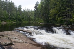 Heading back inth the Adirondacks, this is Monument Falls.