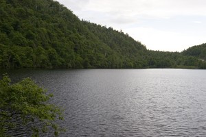 We checked out Lake Placid and on the way south, this was a small lake a few miles from it.