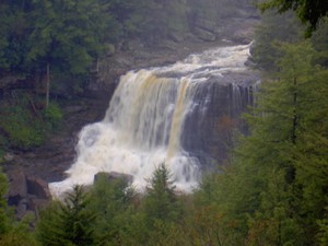 Blackwater Falls from across the gorge