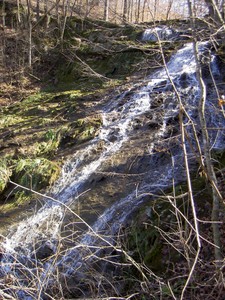 Hard to photograph without an intense scramble over slick rocks