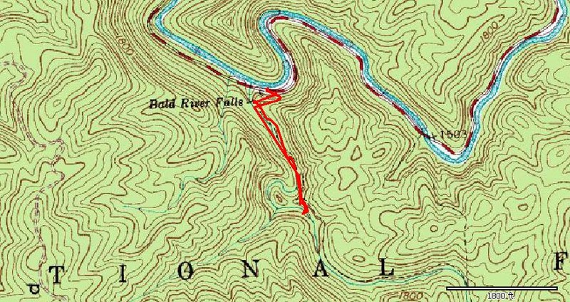 CNF trail 88 heads upstream past multiple small falls and cascades. We saw most but not all of them.