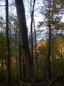 South Holston lake in the distance