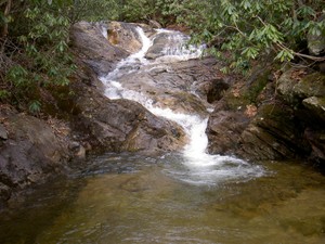 At the top of that first section looking further upstream