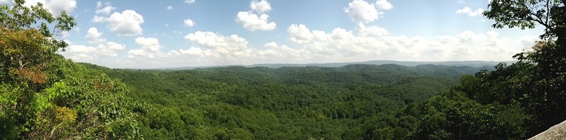 Panorama from overlook (cell phone pic)