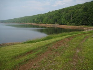 The creek is fed by Laurel Bed Lake